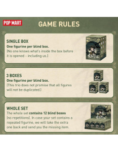 Figura Coleccionable POP MART Skullpanda Caja Ciega 7,99 cm 2