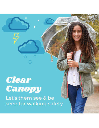 Paraguas Infantil Totes Iridiscente 38 cm Transparente