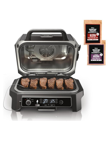 Parrilla Ninja Pro XL con Termómetro Integrado 4 en 1