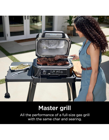 Parrilla Ninja Pro XL con Termómetro Integrado 4 en 1