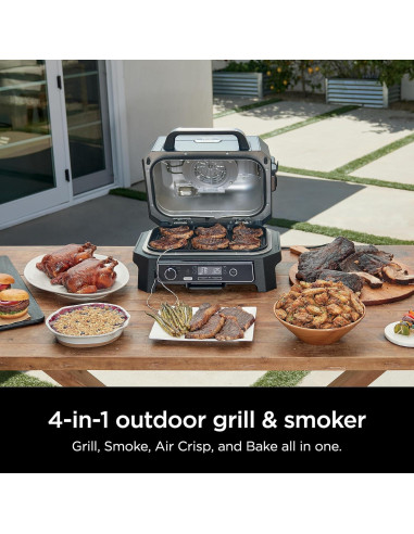 Parrilla Ninja Pro XL con Termómetro Integrado 4 en 1