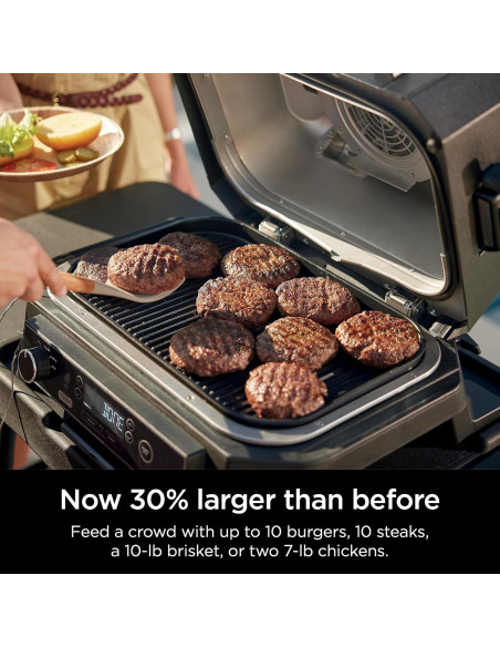 Parrilla Ninja Pro XL con Termómetro Integrado 4 en 1