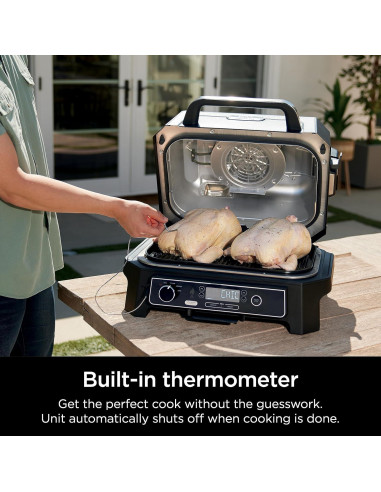 Parrilla Ninja Pro XL con Termómetro Integrado 4 en 1