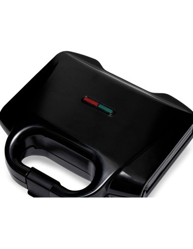 Máquina de Waffles Amazon Basics 2 Rebanadas 700W Negra