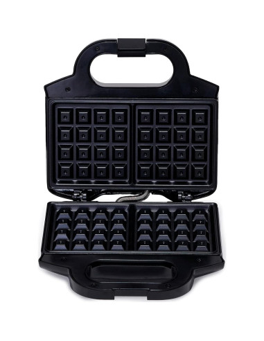 Máquina de Waffles Amazon Basics 2 Rebanadas 700W Negra