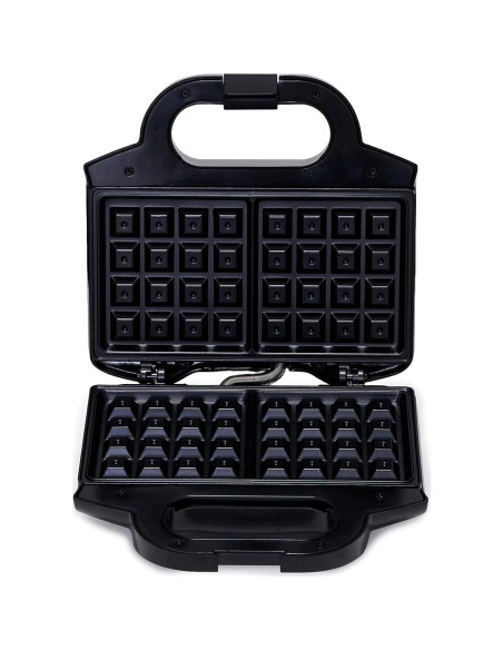 Máquina de Waffles Amazon Basics 2 Rebanadas 700W Negra
