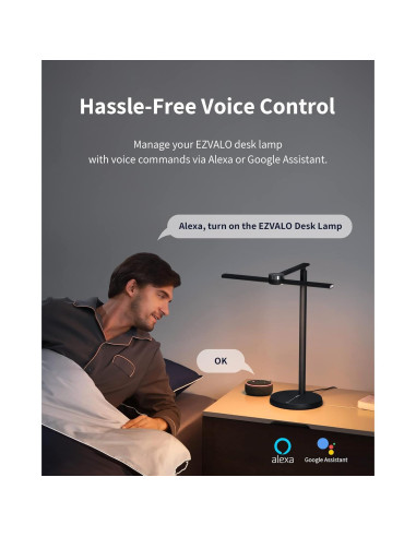 Lámpara de Escritorio Inteligente EZVALO LED 3 Colores