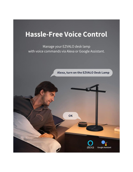 Lámpara de Escritorio Inteligente EZVALO LED 3 Colores