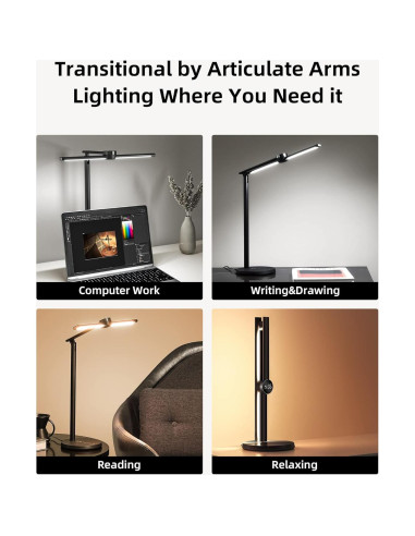 Lámpara de Escritorio Inteligente EZVALO LED 3 Colores