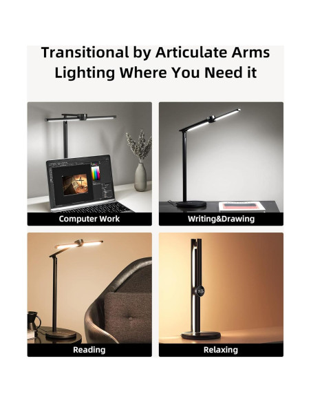 Lámpara de Escritorio Inteligente EZVALO LED 3 Colores