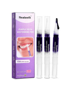 Lápiz Blanqueador de Dientes Neateeth Morado 3 Paquetes