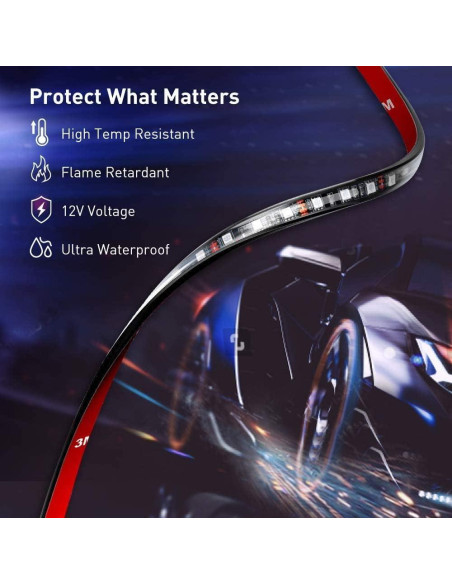 Luces LED RGBIC para Coche Govee H6119, 72 Luces, Control APP