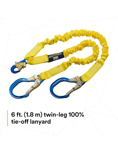 Arnés de Amarre 3M DBI-SALA 1.8m Doble Pierna Absorbente