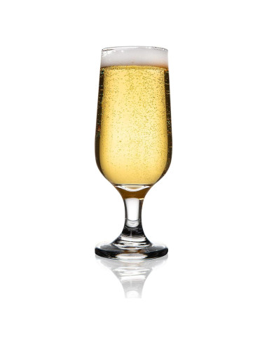 Juego de Vasos de Cerveza Burns Glass 6Pcs Flauta 250ml