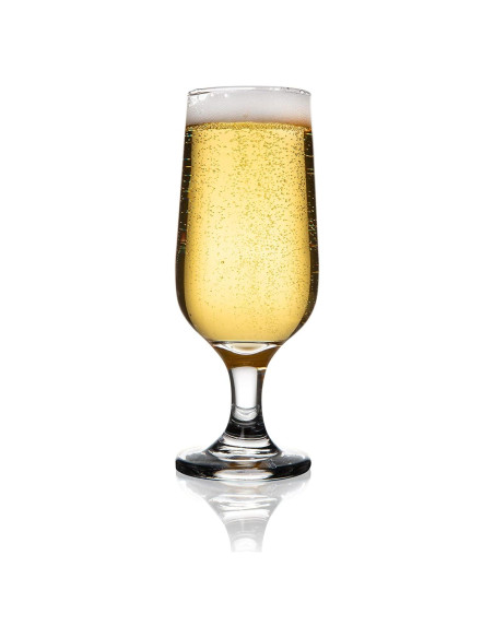 Juego de Vasos de Cerveza Burns Glass 6Pcs Flauta 250ml