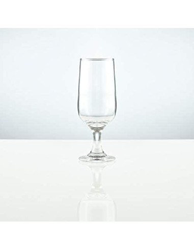 Juego de Vasos de Cerveza Burns Glass 6Pcs Flauta 250ml