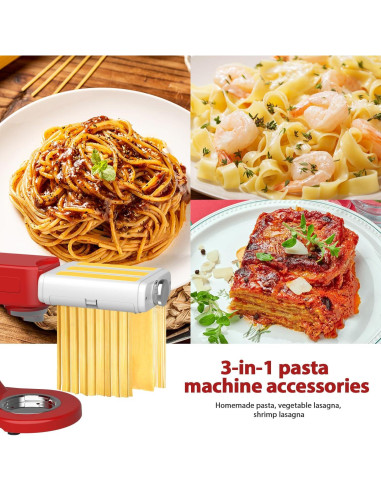 Accesorio para hacer pasta 3 en 1 NEWSETS para KitchenAid