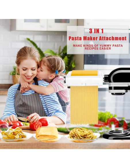 Accesorio para hacer pasta 3 en 1 NEWSETS para KitchenAid