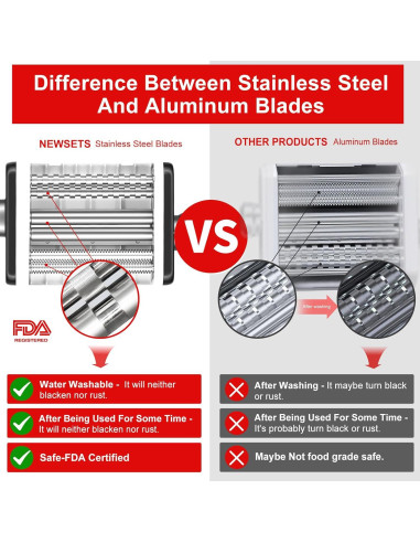 Accesorio para hacer pasta 3 en 1 NEWSETS para KitchenAid