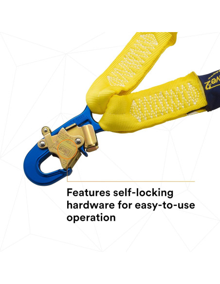 Arnés de Amarre 3M DBI-SALA 1.8m Doble Pierna Absorbente