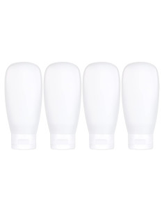 Juego de Botellas de Viaje Cratisan 4 Piezas 60ml Aprobadas TSA