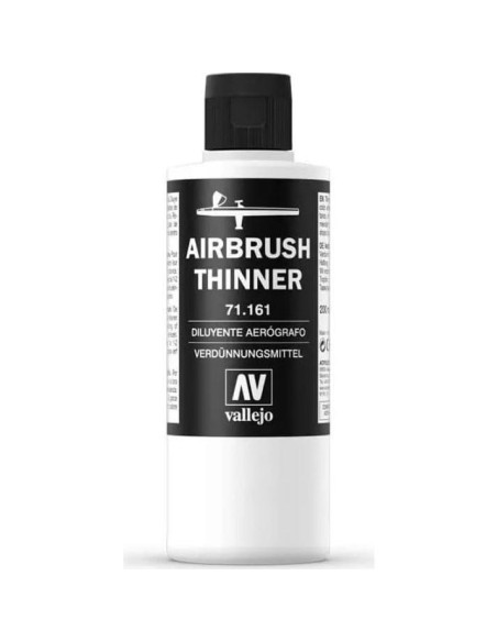 Disolvente Vallejo para Aerógrafo 200 ml Acrílico Brillante