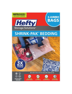 Bolsas de Almacenamiento al Vacío Hefty Shrink-Pak Jumbo - 3 Unidades