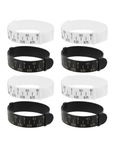 TOPPERFUN 8 Piezas Medidor de Pulseras y Anillos Universal