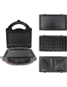 Waffle Maker Total Chef 4 en 1 - Eléctrico, Placas Removibles 2