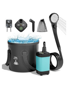 Ducha portátil Moriko YT-100w, 6000mAh, cabezal filtrado