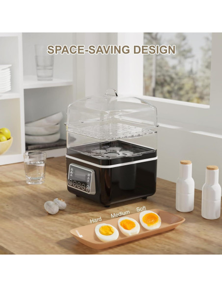 Vaporera eléctrica Evoloop 4L 2 niveles con apagado automático