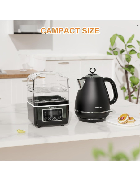 Vaporera eléctrica Evoloop 4L 2 niveles con apagado automático