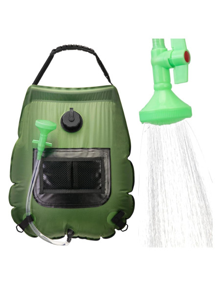 Bolsa de Ducha Solar FENSAN 20L Portátil para Camping