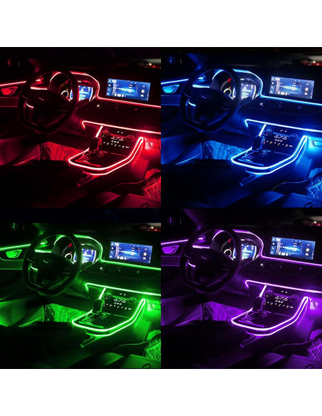 Luces LED de tira Jushope 5 en 1 RGB 599.64 cm con APP