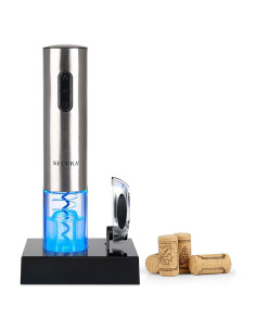 Abridor de Vino Eléctrico Secura Recargable Acero Inoxidable