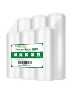 Bolsas de Sellado al Vacío MakMeFre 6 Piezas 20m Grado Comercial