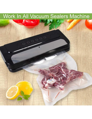 Bolsas de Sellado al Vacío MakMeFre 6 Piezas 20m Grado Comercial