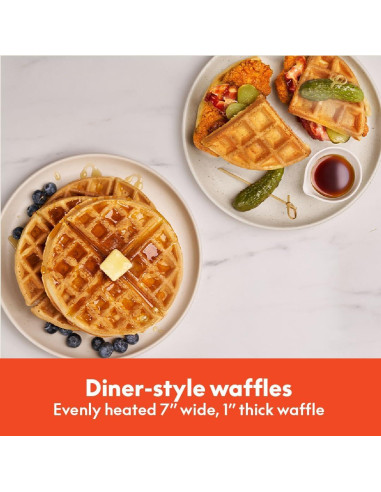 Máquina de Waffles BELLA Flip-n-Store 1000W Cerámica Surf