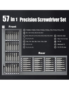 Juego de Destornilladores de Precisión EZARC 57 en 1 Magnético 2