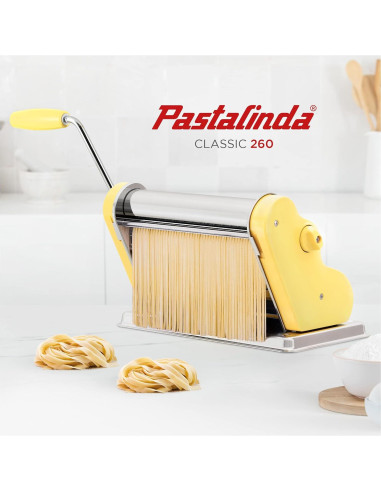 Máquina de Pasta PASTALINDA 26 cm Acero Inoxidable Amarillo