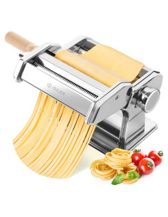 Máquina de Pasta ISILER 2 en 1 con 9 Grosor Ajustable