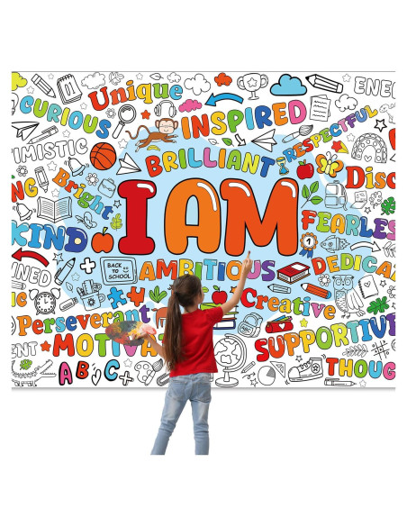 Póster Gigante de Colorear InIsaJace 177.8x78.74 cm Positivo Póster Gigante de Colorear InIsaJace 177.8x78.74 cm Positivo