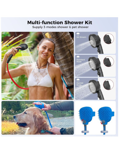 Calentador de Agua Portátil CAMPLUX Nano 3 Max Ducha Camping