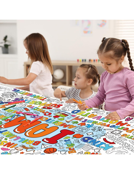 Póster Gigante de Colorear InIsaJace 177.8x78.74 cm Positivo Póster Gigante de Colorear InIsaJace 177.8x78.74 cm Positivo