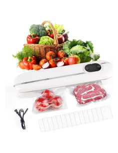 Sellador al vacío Truloven ZKJ-ZHU con 10 bolsas y LED