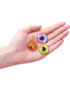 150 Piezas Ojos de Dragón de Vidrio Bestartstore 8-15mm 2