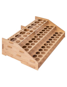 Organizador de Pintura Amazon Basics 60 Botellas 22 Pinceles