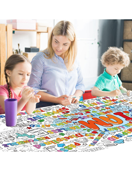 Póster Gigante de Colorear InIsaJace 177.8x78.74 cm Positivo Póster Gigante de Colorear InIsaJace 177.8x78.74 cm Positivo