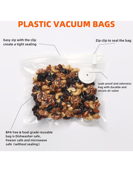 Sellador de Vacío de Mano MolaMolamoy 2024 - 7 Piezas Sellador de Vacío de Mano MolaMolamoy 2024 - 7 Piezas