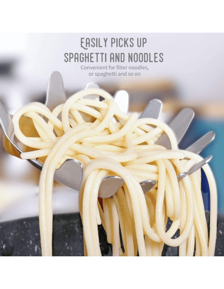 Servidor de Espagueti Newness 36.3 cm Acero Inoxidable Ergonómico